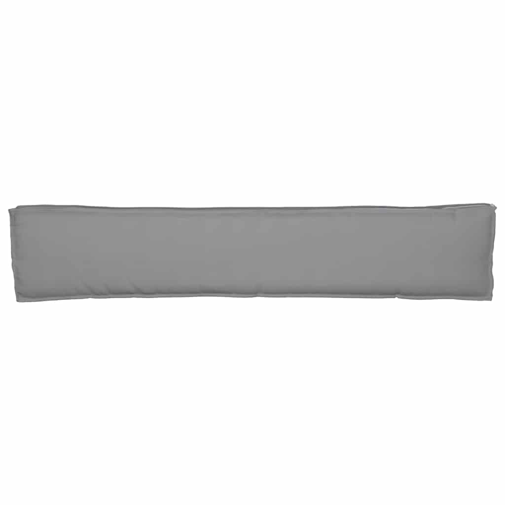Jastučić za palete Siva 200 x 40 x 8 cm Oxford tkanina