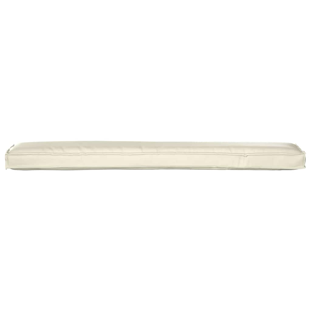 Jastučić za palete Krema 200 x 40 x 8 cm Oxford tkanina