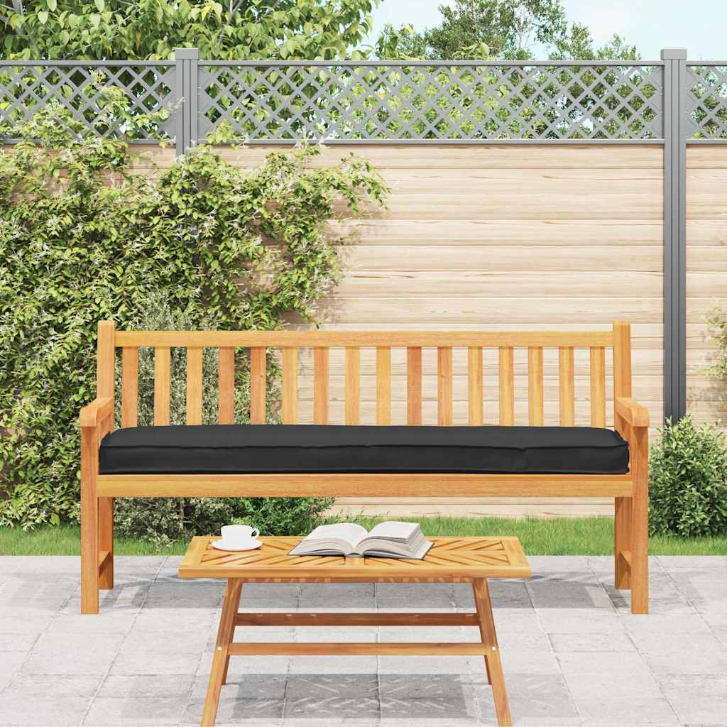 Jastučić za palete Crna 200 x 40 x 8 cm Oxford tkanina
