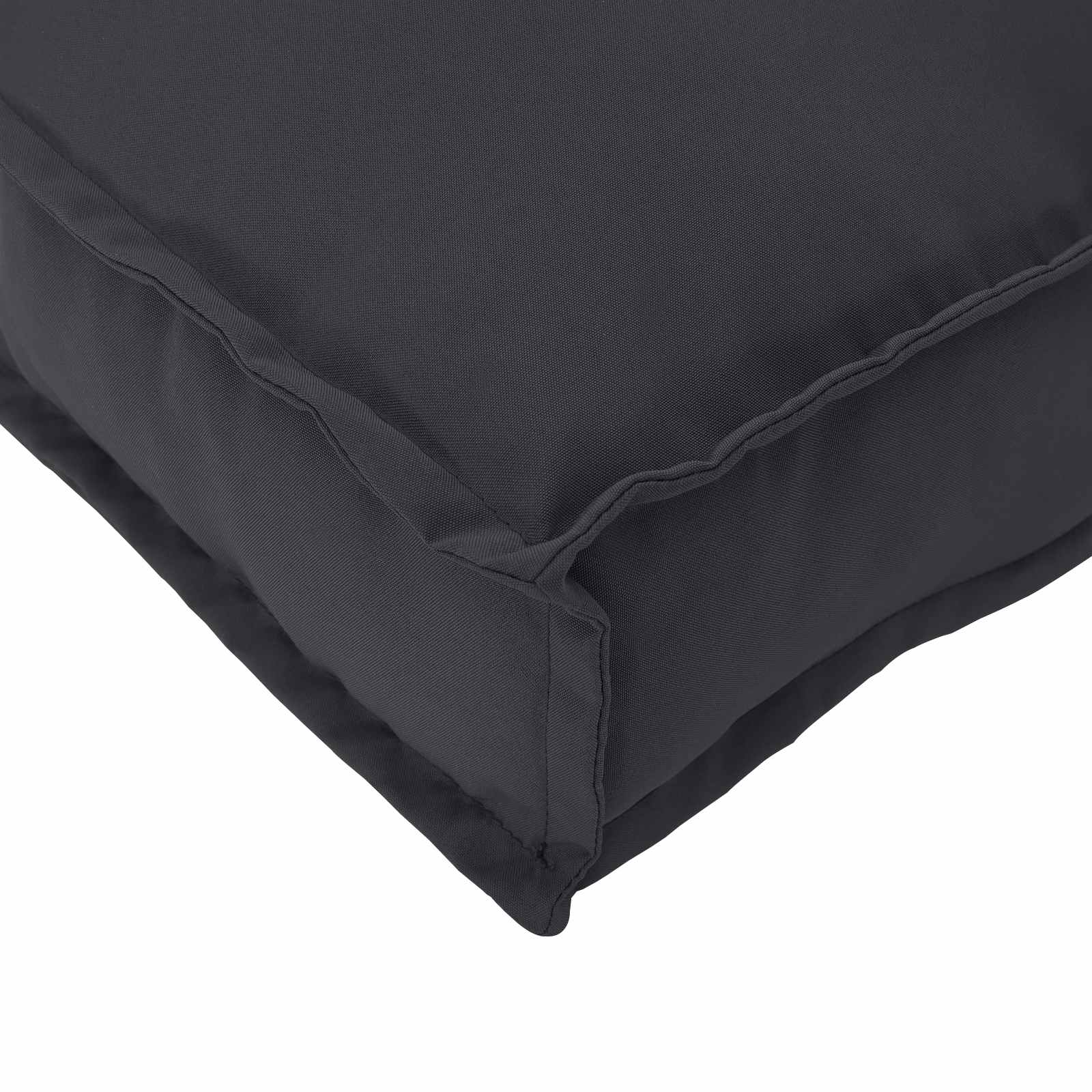 Set jastučića za palete 2 pcs Crna 120 x 40 x 8 cm
