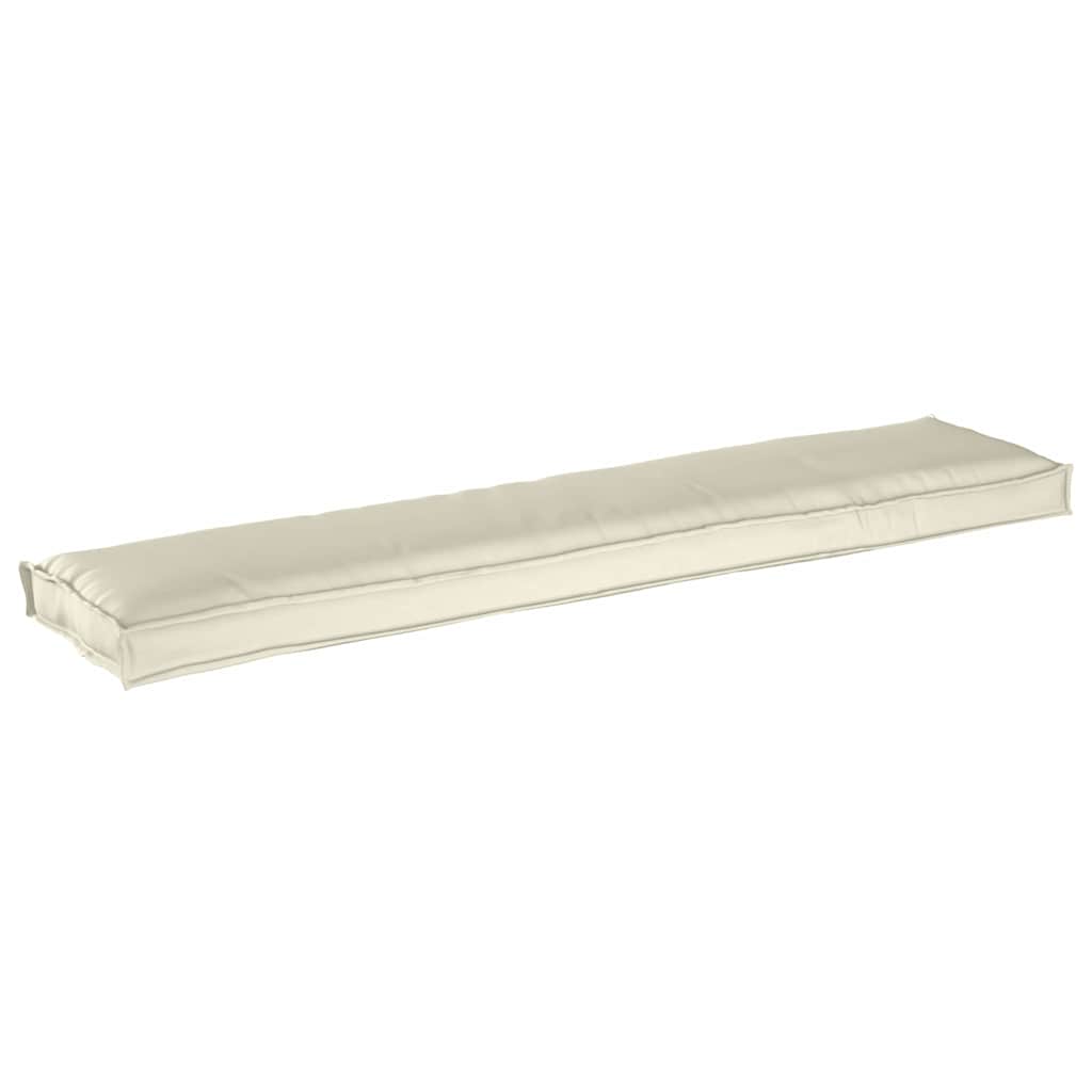 Set jastučića za palete 2 pcs Krema 180 x 40 x 8 cm