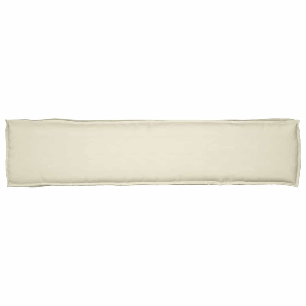 Set jastučića za palete 2 pcs Krema 180 x 40 x 8 cm