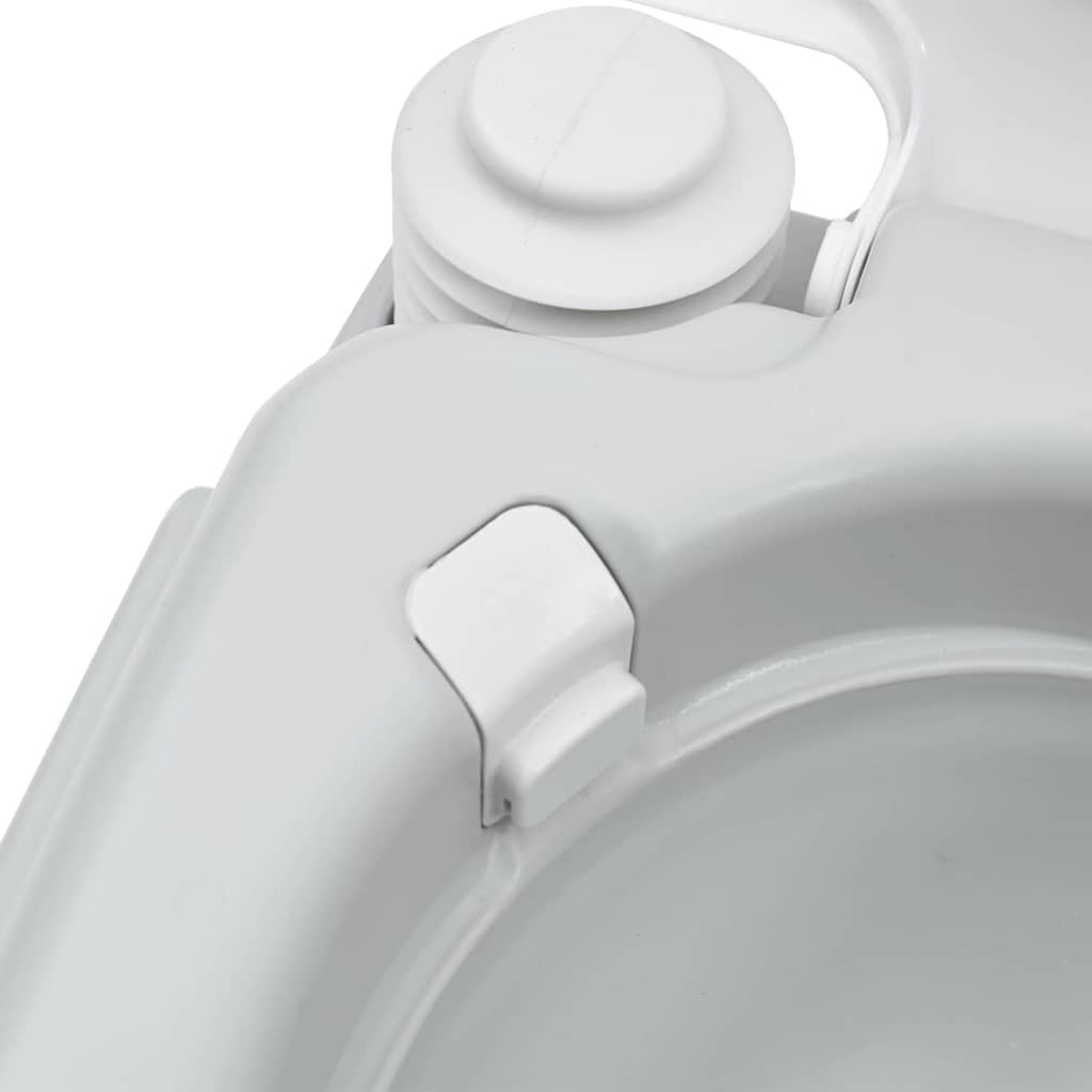 Kamperski WC Siva i bijela 41,5 x 36,5 x 30 cm Polietilen