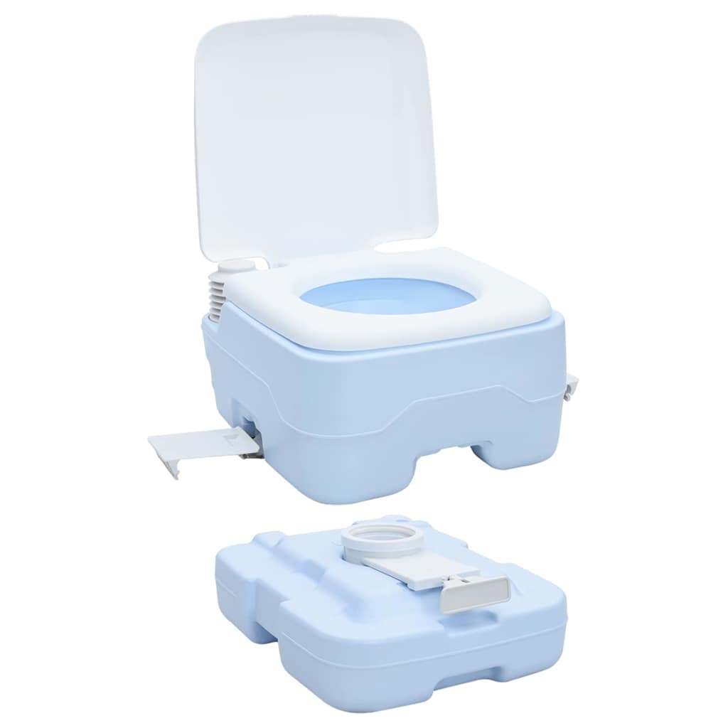Kamperski WC Svijetloplava i bijela 41,5 x 36,5 x 30 cm