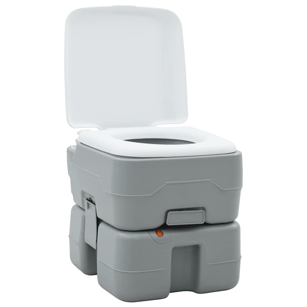 Kamperski WC Siva i bijela 41,5 x 36,5 x 37,5 cm Polietilen