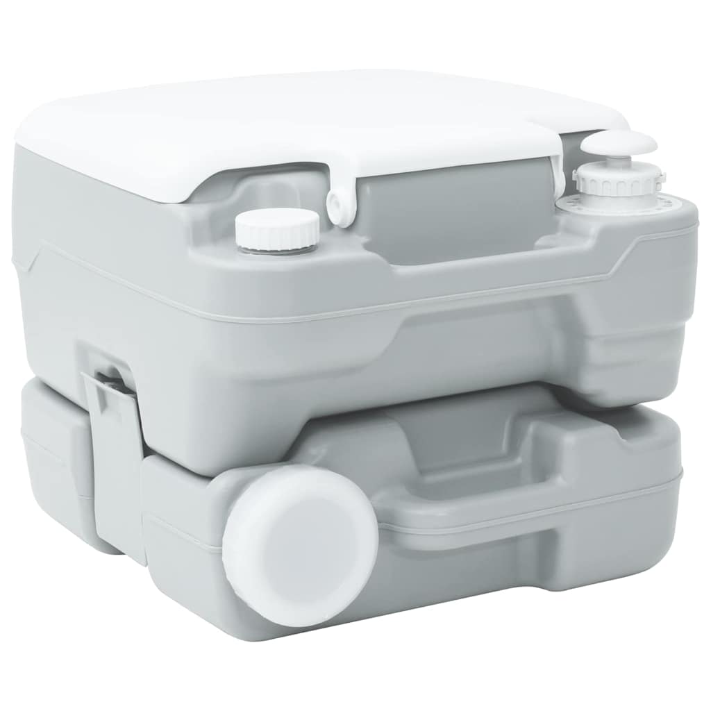 Kamperski WC Siva i bijela 41,5 x 36,5 x 30 cm Polietilen