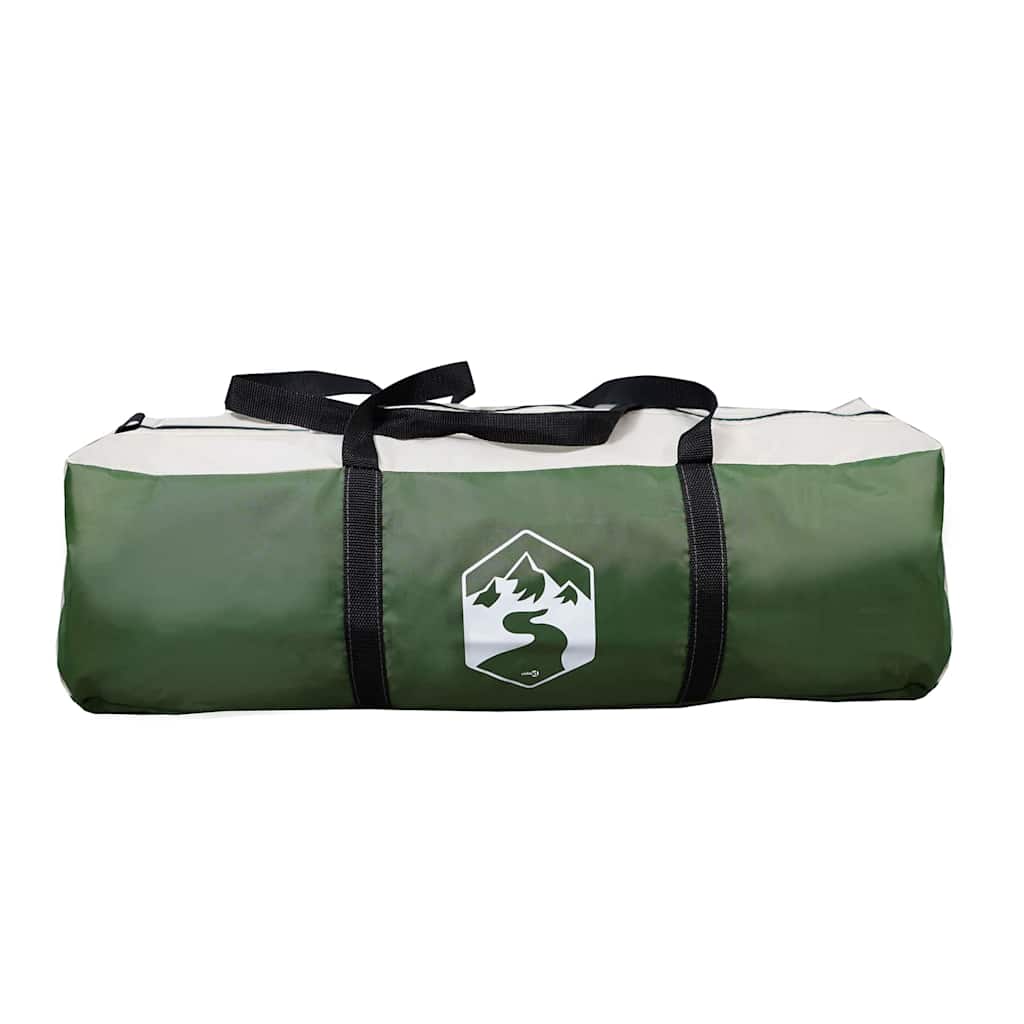 Tipi šator s krovom s pohranom Zelena 660 x 456 x 200 cm taft