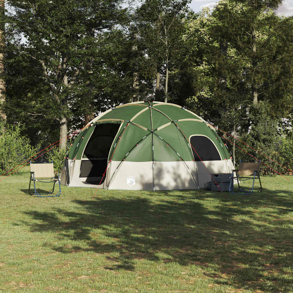 Šator s kupolom s krovom Zelena 475 x 475 x 235 cm taft