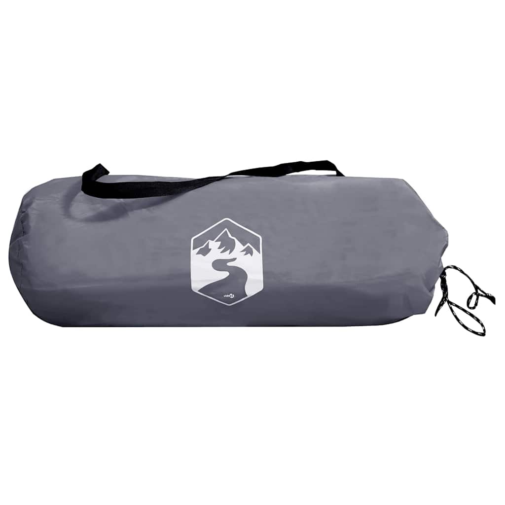 Šator s krovom s pohranom Siva i crna 236 x 108 x 120 cm