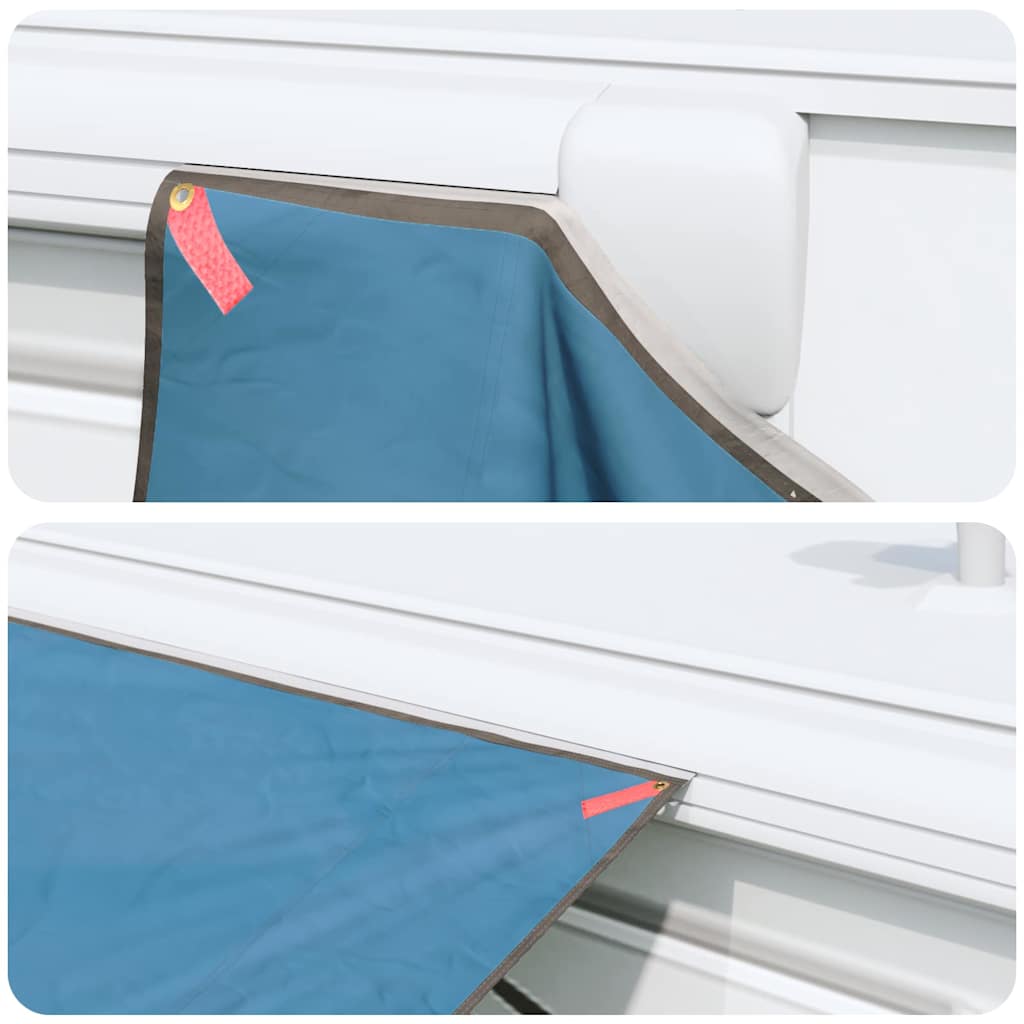 Platno otporno na vodu s krovom Plava 240 x 350 cm