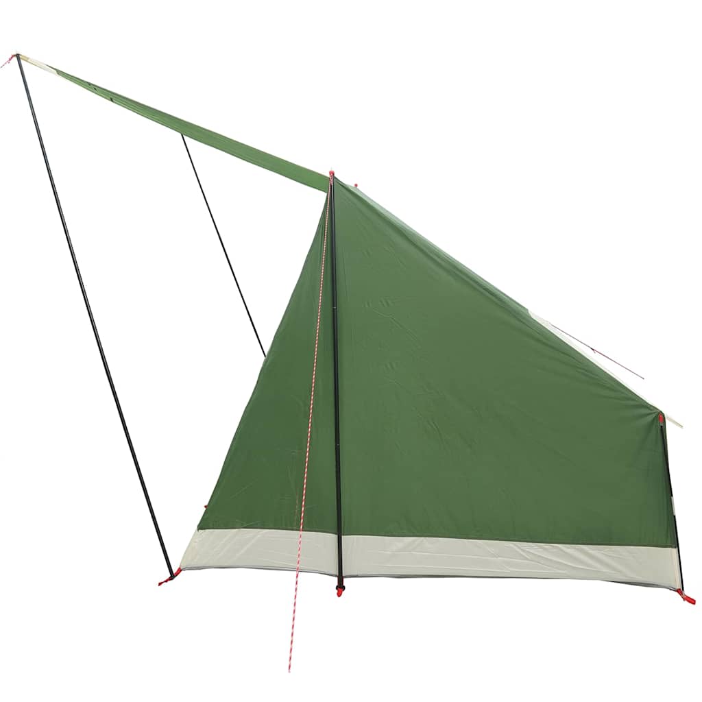 Kamping šator s krovom Zelena 282 x 225 x 154 cm taft