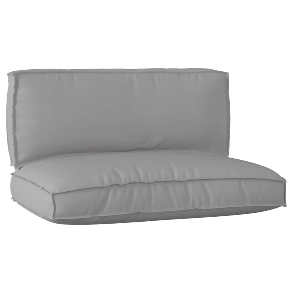 Set jastučića za palete 2 pcs Siva Oxford tkanina