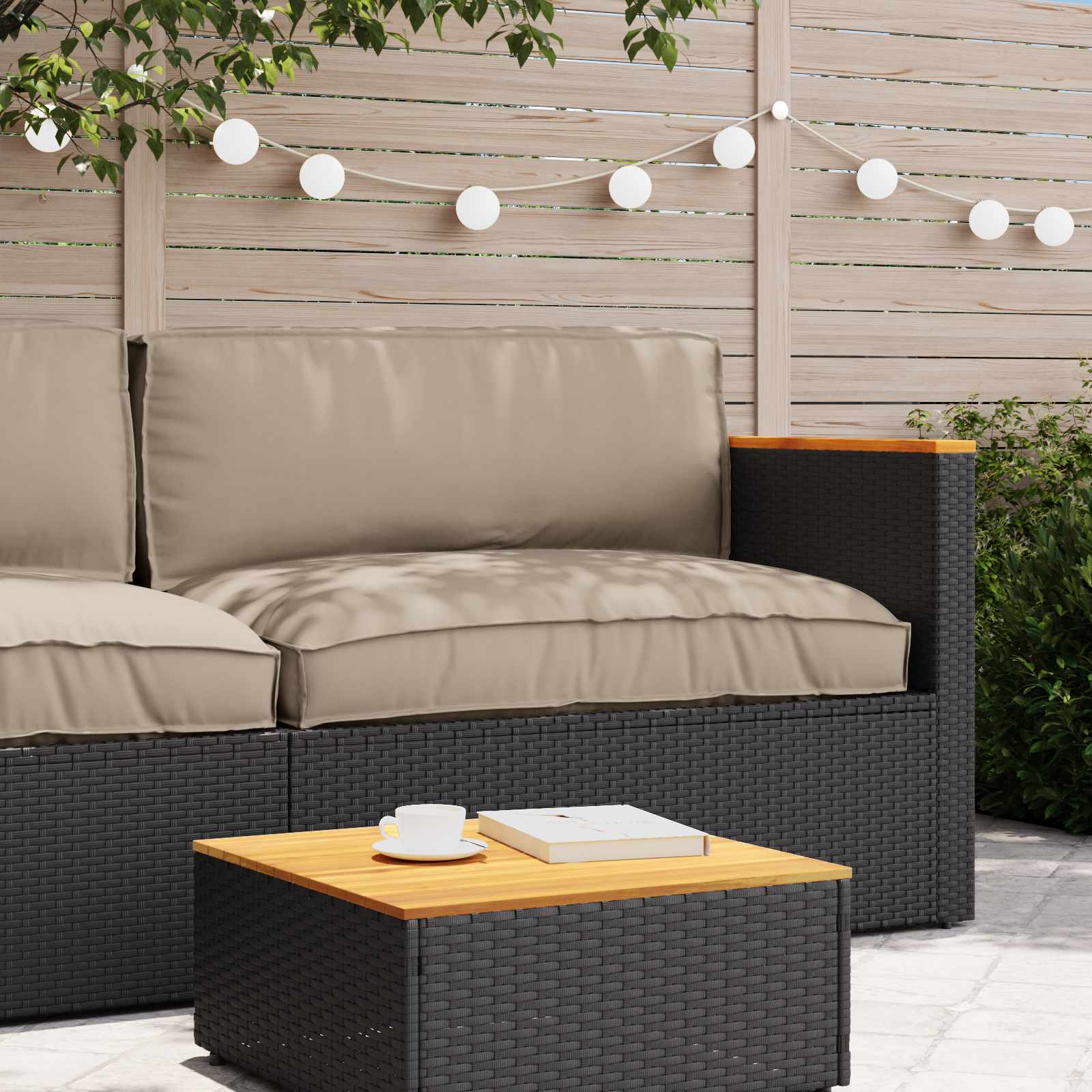 Set jastučića za palete 2 pcs Sivo-smeđa Oxford tkanina
