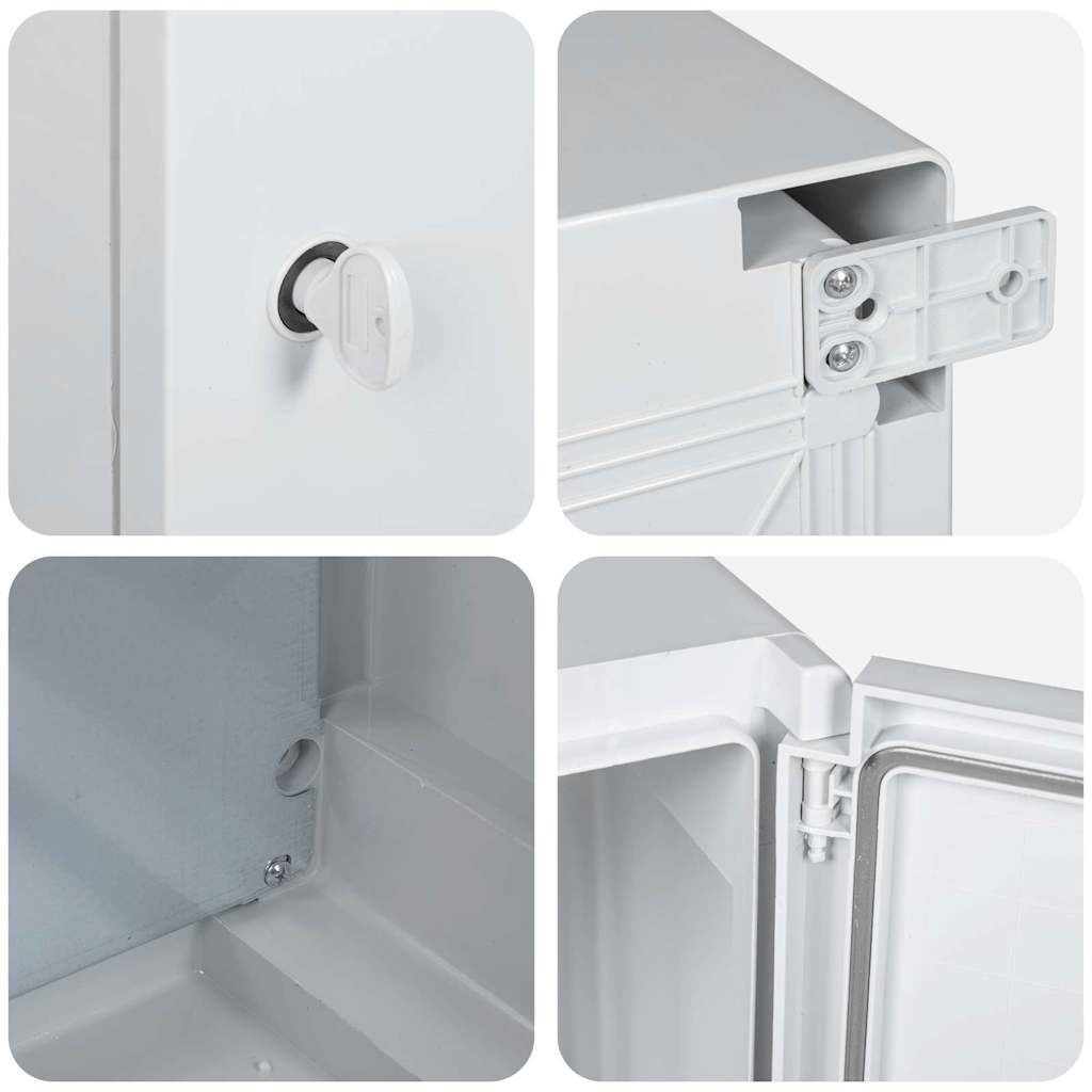 Upravljački ormar Siva 37 x 16,5 x 35 cm ABS plastika