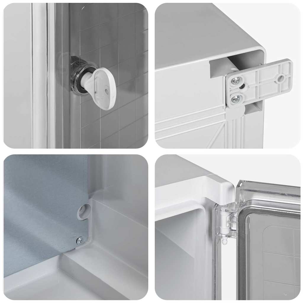 Upravljački ormar Siva 37 x 16,5 x 40 cm ABS plastika