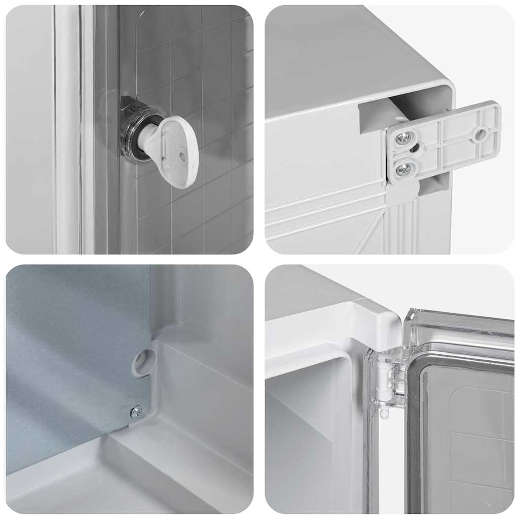 Upravljački ormar Siva 42 x 19,5 x 50 cm ABS plastika