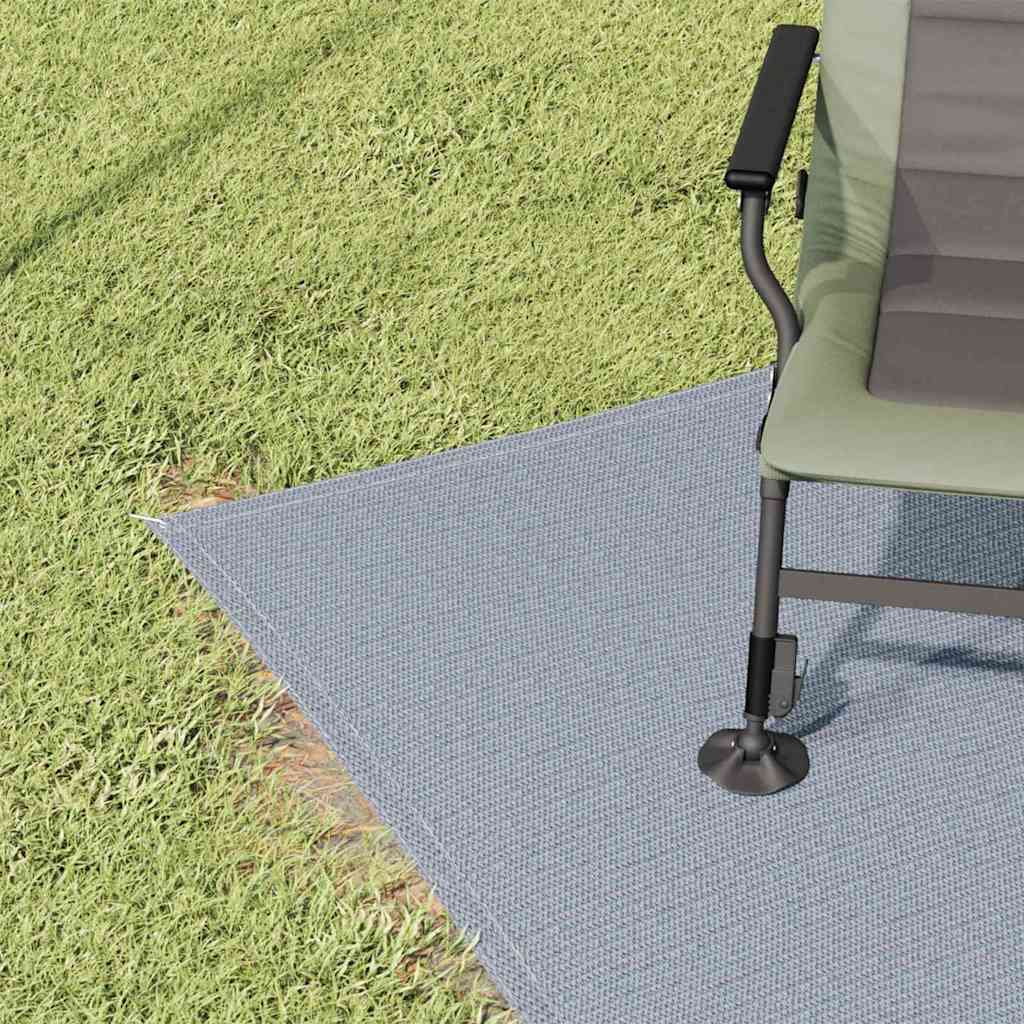 Teppi za šator Plava i siva 200 x 250 cm Polietilen