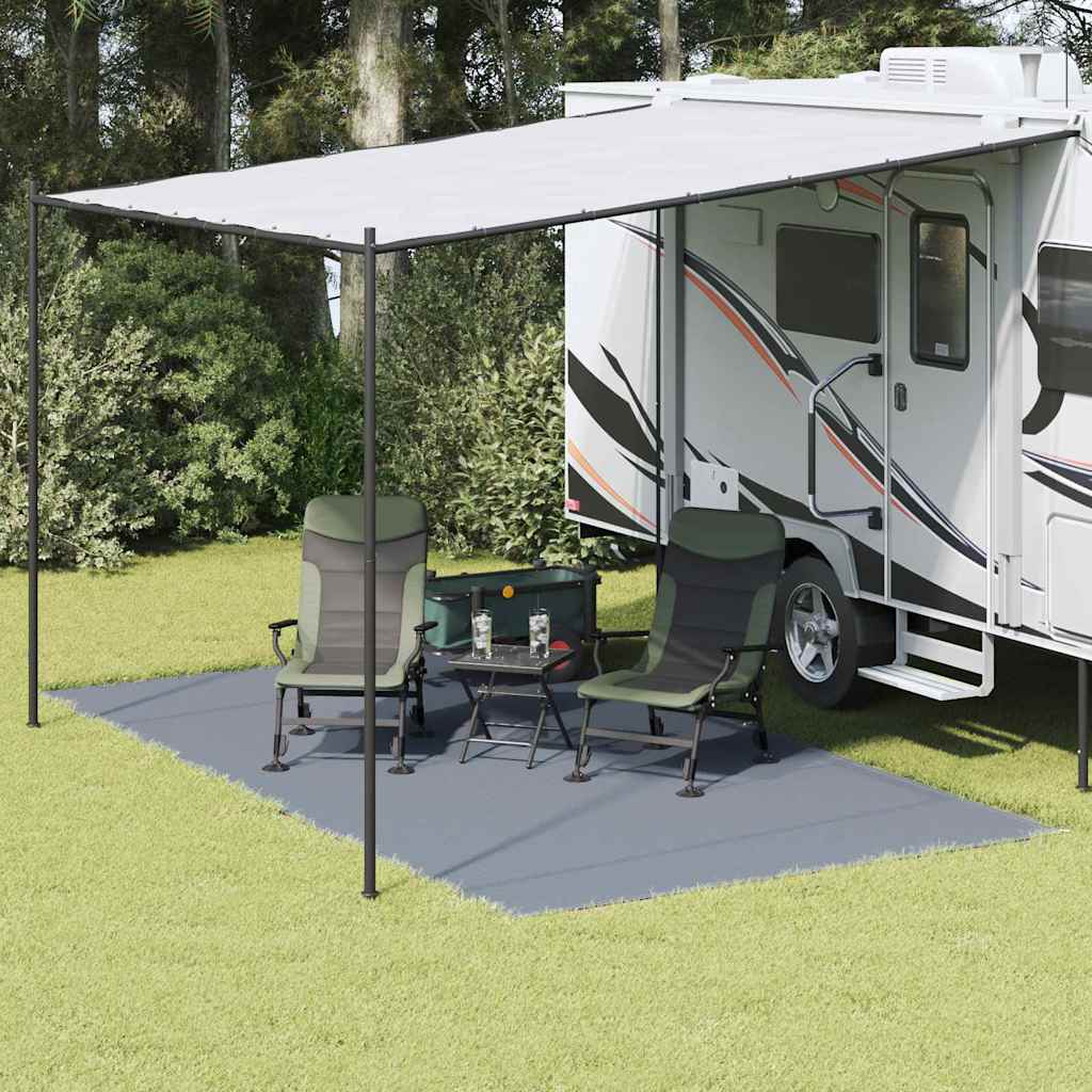 Teppi za šator Plava i siva 450 x 250 cm Polietilen
