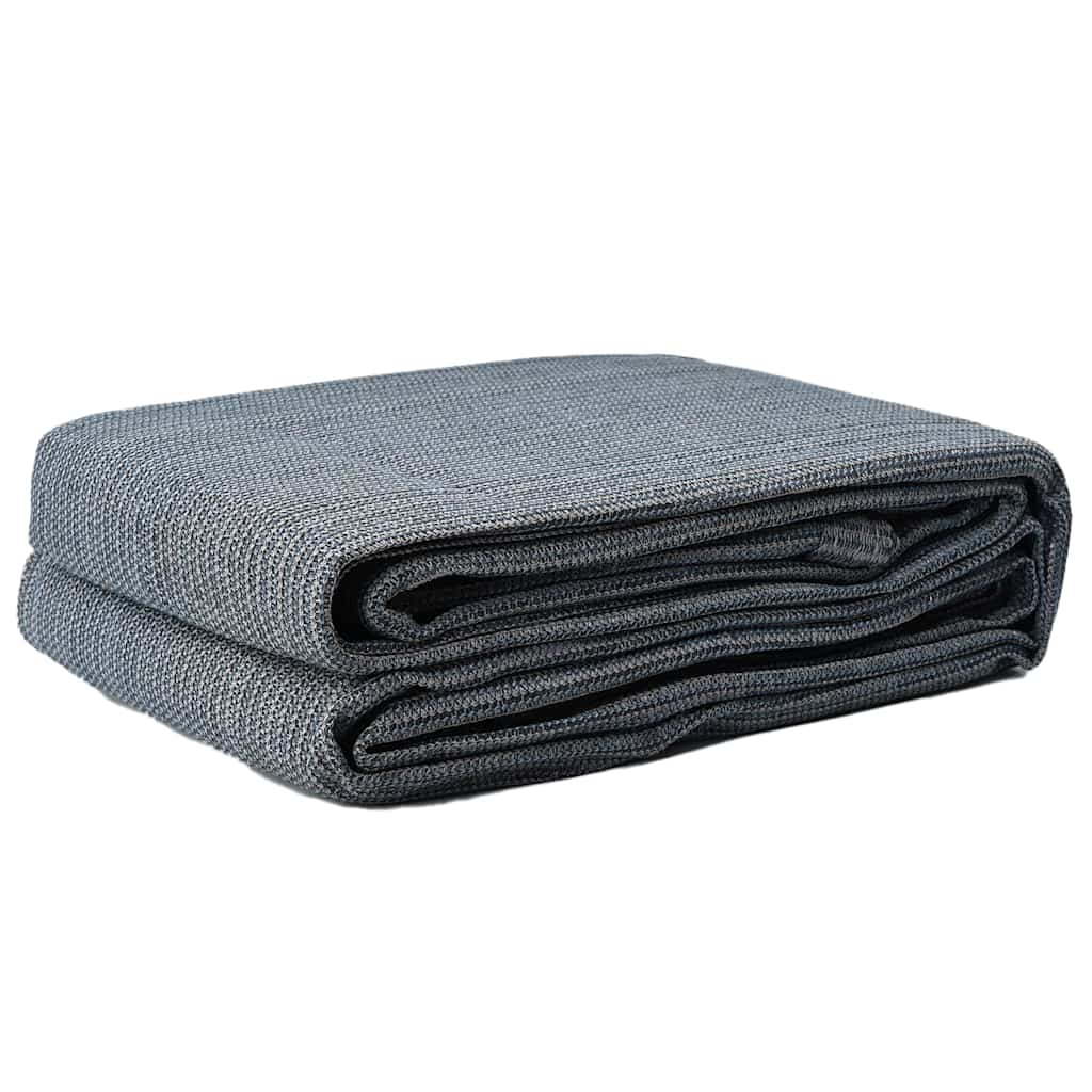 Teppi za šator Plava i siva 550 x 250 cm Polietilen