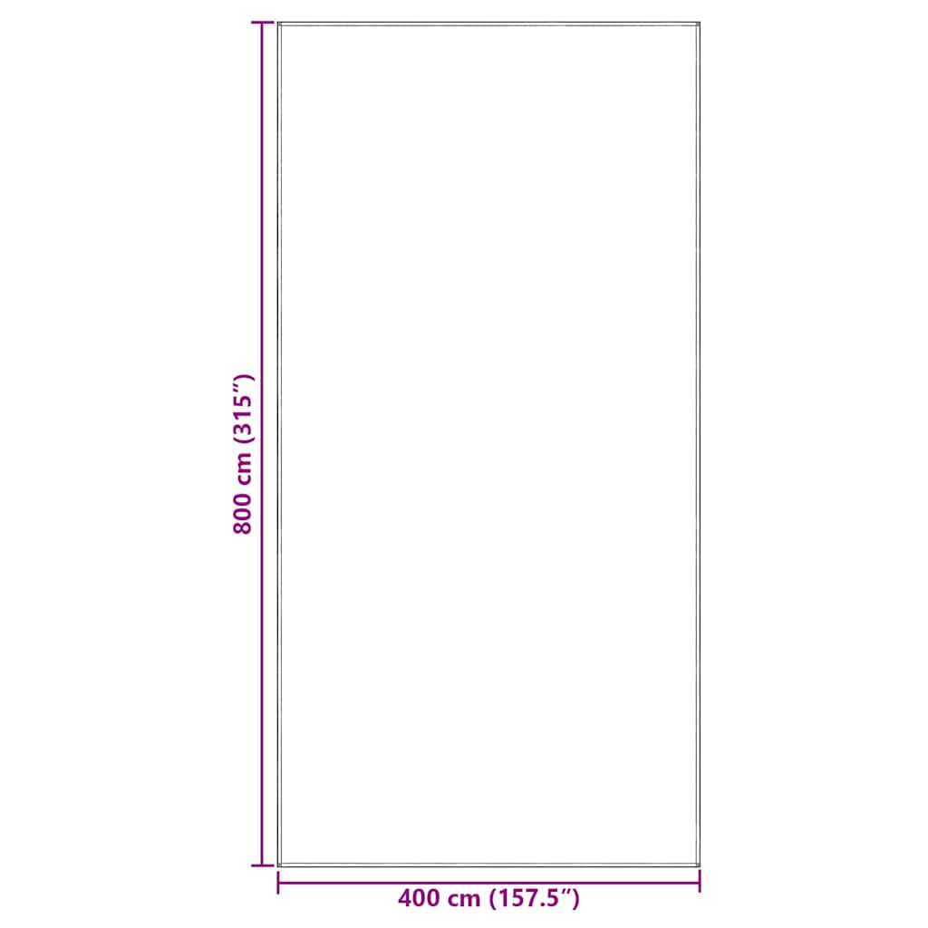 Teppi za šator Plava i siva 800 x 400 cm Polietilen