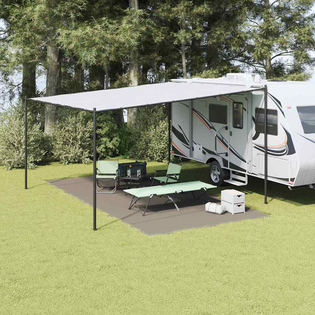Teppi za šator Svijetlo siva 600 × 300 cm Polietilen