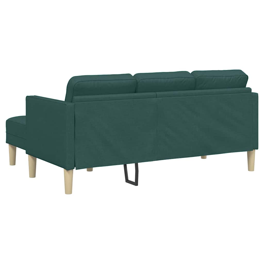 Set sofe s jastukom Tamnozelena Poliester
