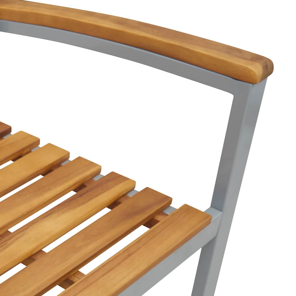 Vrtna stolica 4 pcs Smeđa 56 x 57 x 87 cm Čvrsto drvo akacije