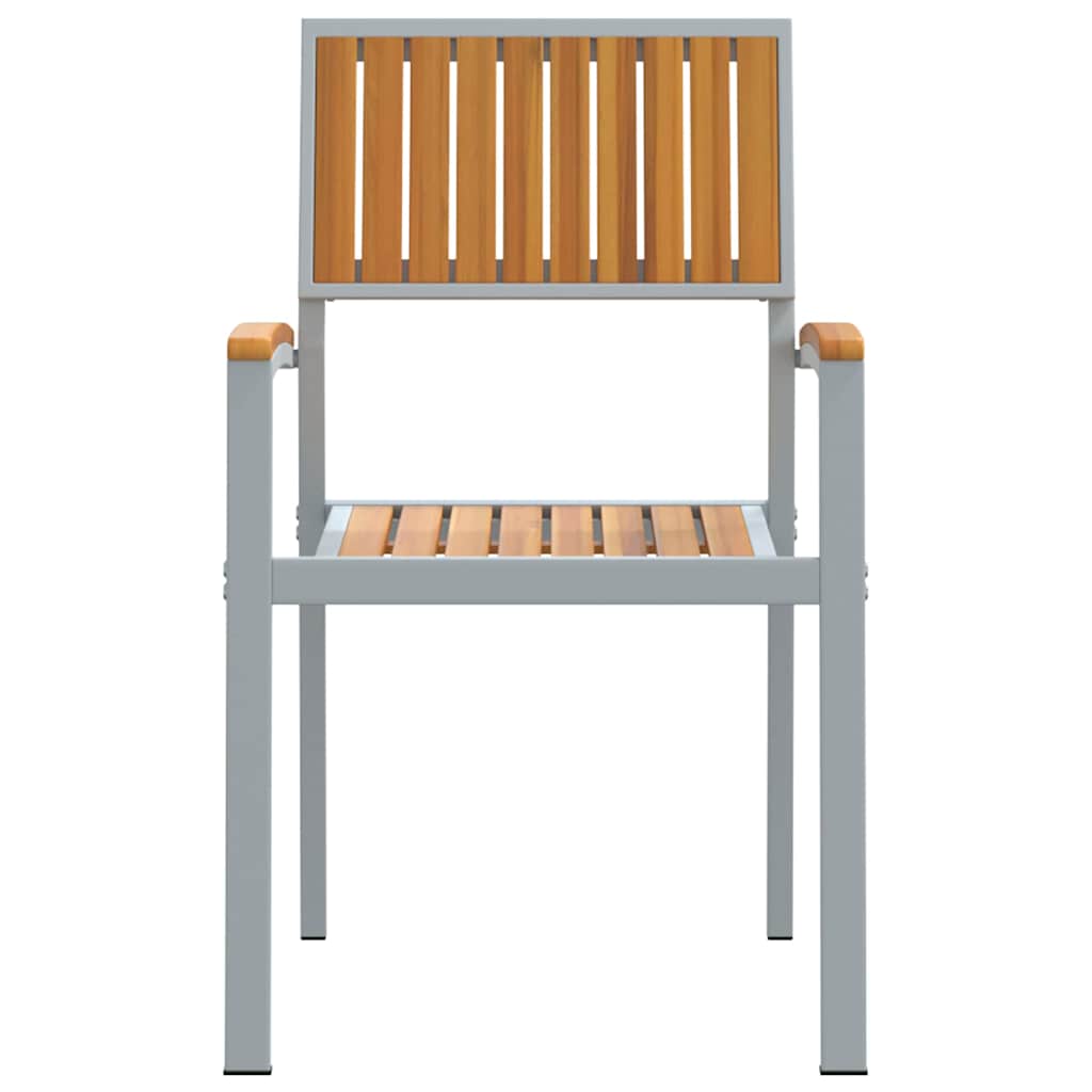 Stolica koja se može slagati 4 pcs Smeđa 56 x 57 x 87 cm
