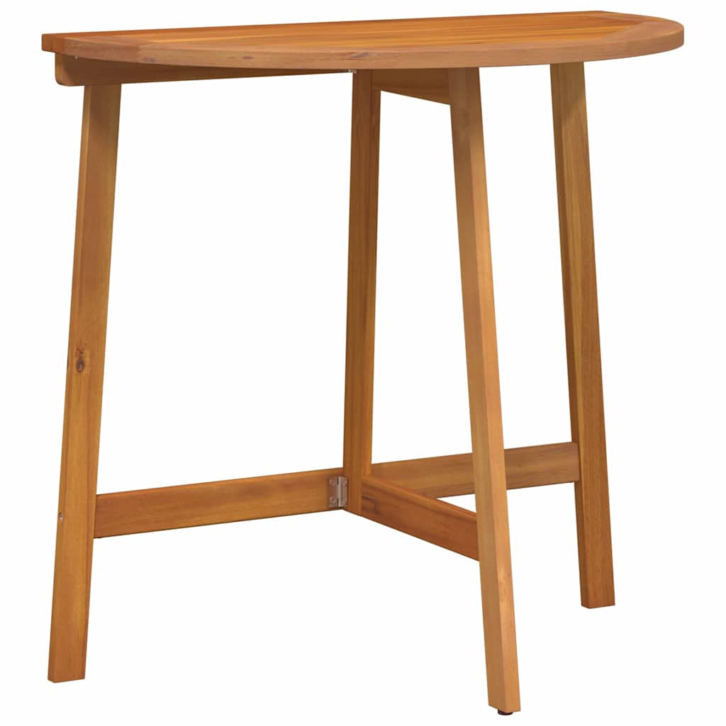 Bistro set 3 pcs Prirodna nafta Čvrsto drvo akacije