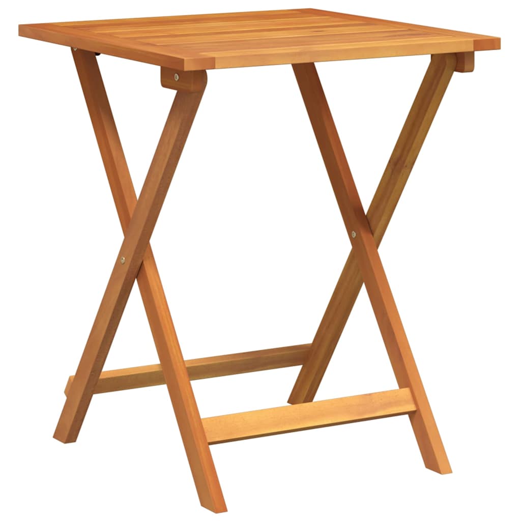 Bistro set 3 pcs Prirodna nafta Čvrsto drvo akacije