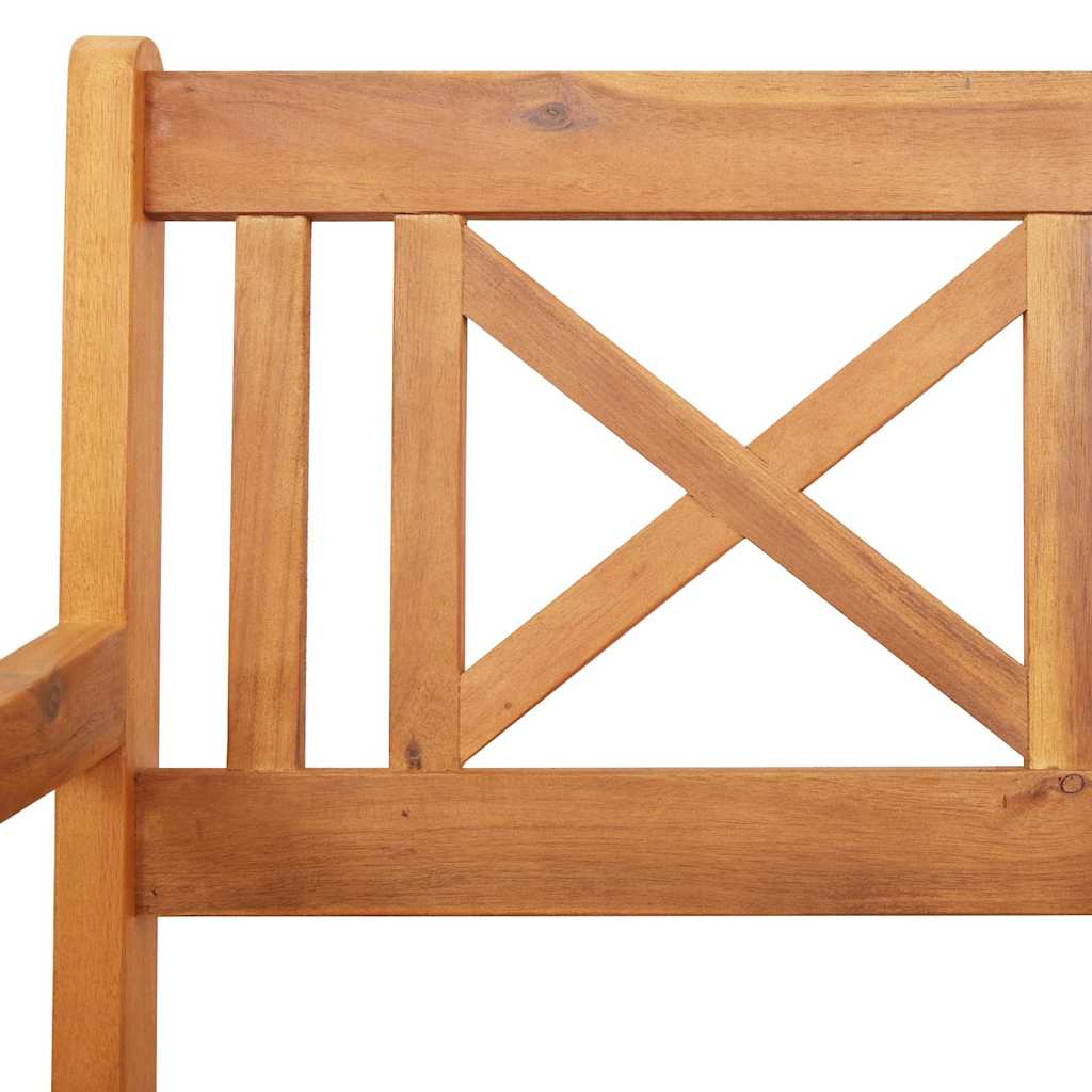 Vanjska klupa 2 pcs Prirodna 56 x 55,5 x 90 cm