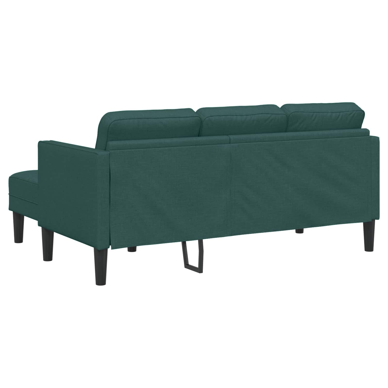 Set sofe s jastukom 2 pcs Tamnozelena Poliester