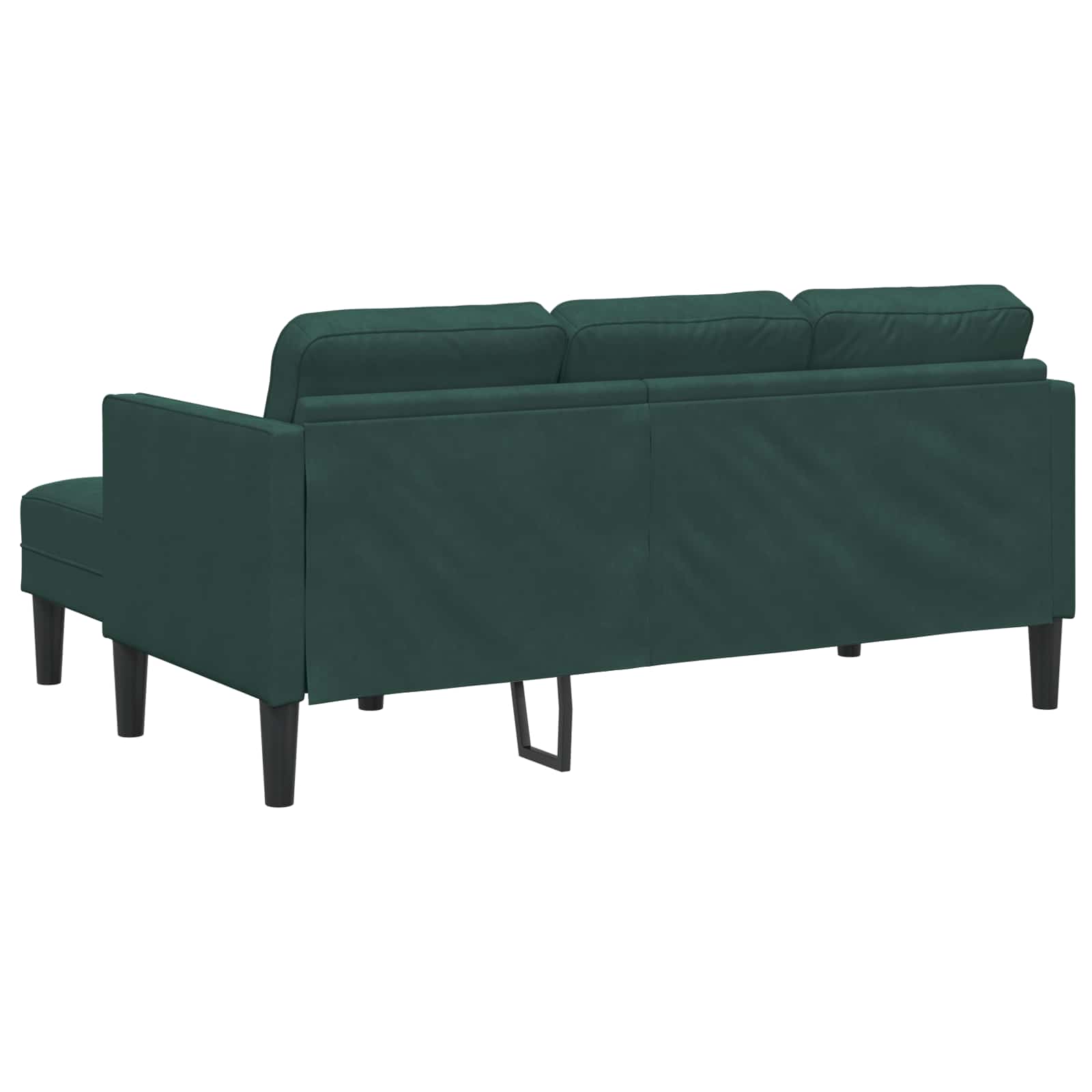 Set sofe s jastukom 2 pcs Tamnozelena Poliester