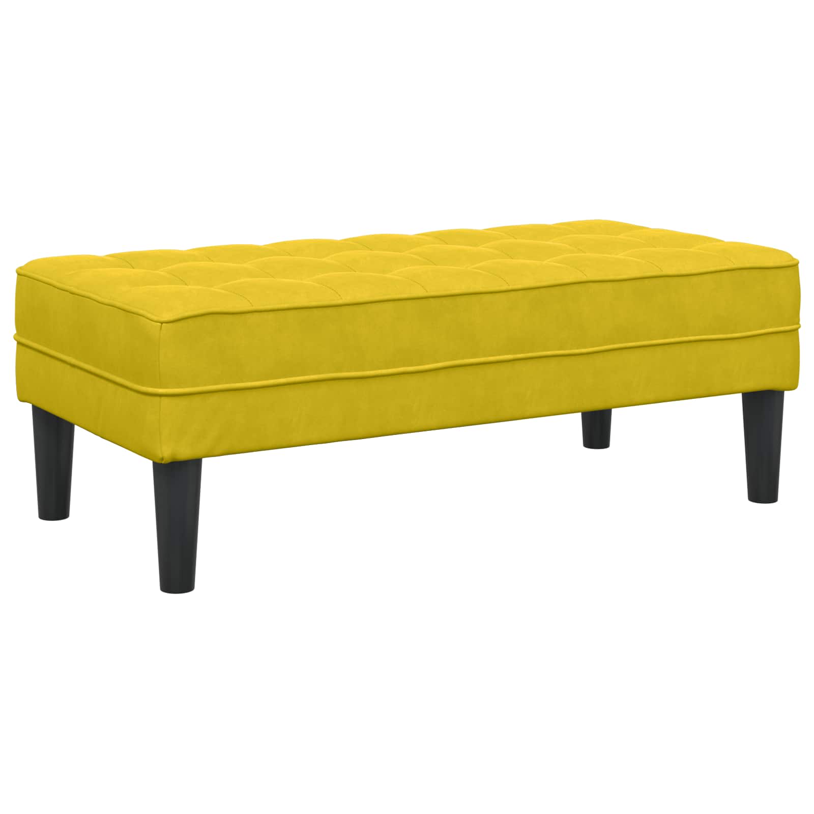 Set sofe s jastukom 2 pcs Žuta Poliester