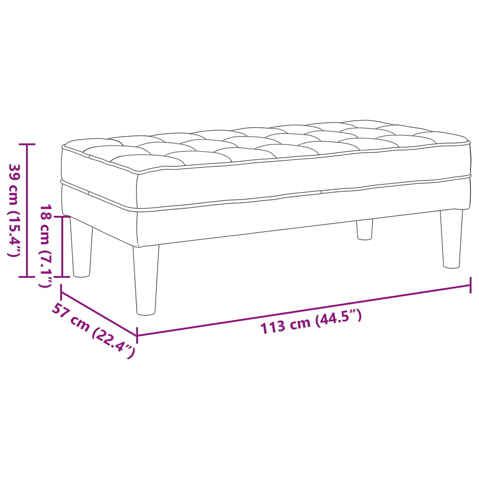 Set sofe s jastukom 2 pcs Žuta Poliester