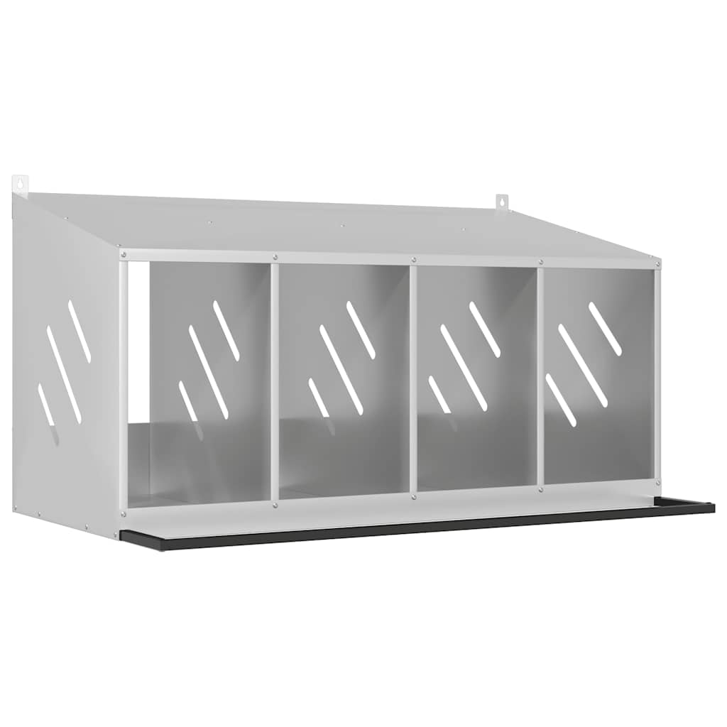 Kutija za gniježđenje za piliće s 4 odjeljka metala