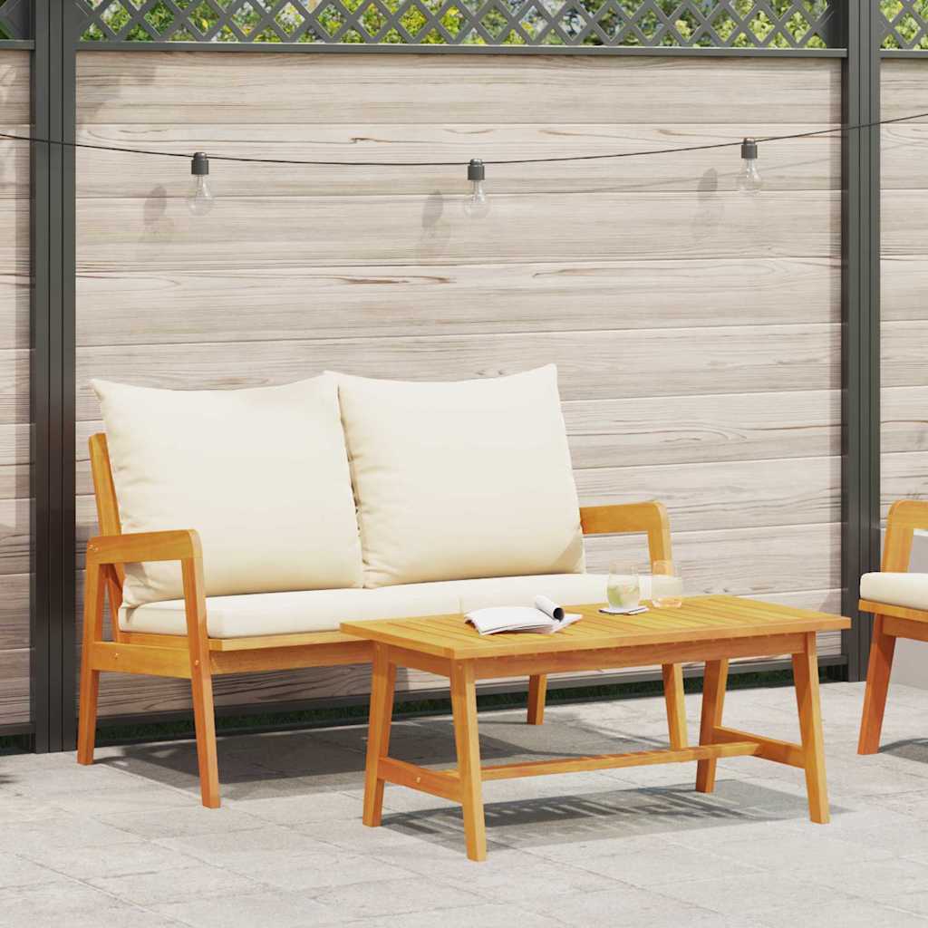 Bistro set 2 Komad Prirodna nafta Čvrsto drvo akacije