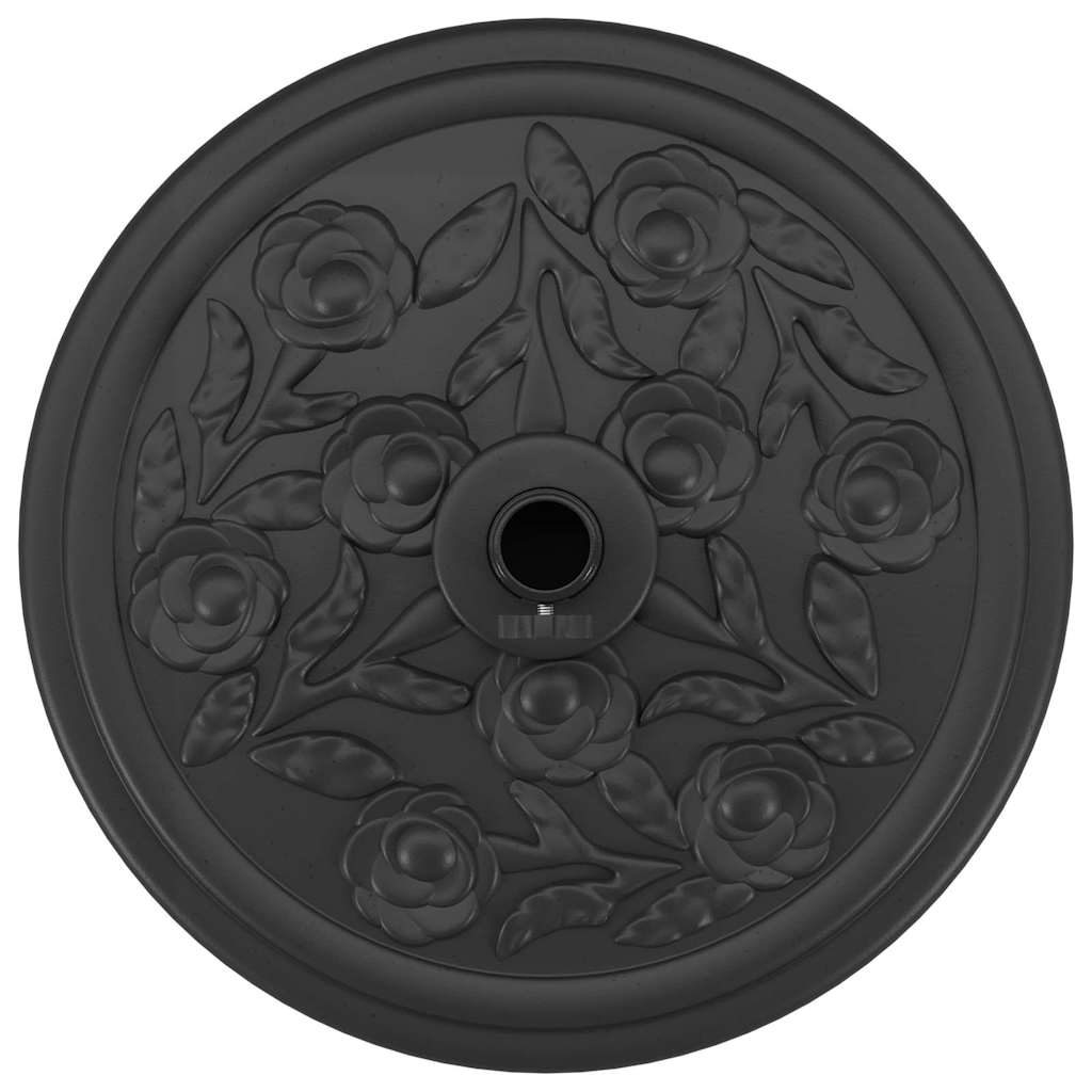 Baza za suncobran Art Deco Crna Ø 45 x 39,5 cm Željezo