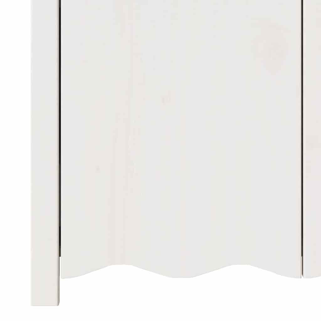Kreveta Drammen Bijelo 114 x 43 x 75,5 cm Čvrsto borovo drvo