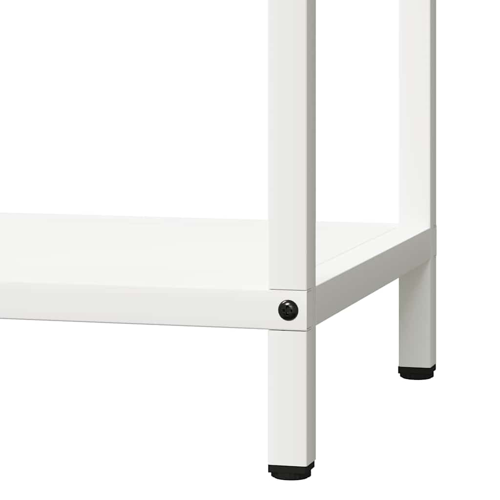 Stalak za drva bijeli 40x25x60 cm hladno valjani čelik