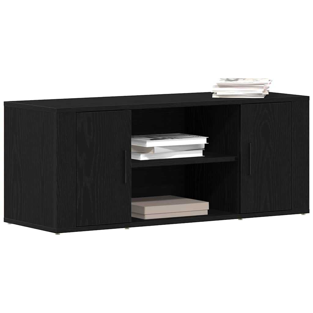 TV ormar Crni hrast 100 x 35 x 40 cm Konstruirano drvo