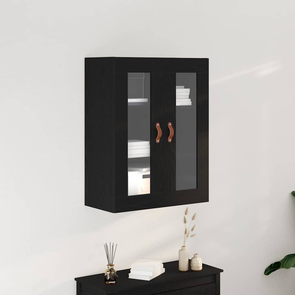 Ormar za Zid Crni hrast 69,5 x 34 x 90 cm Konstruirano drvo