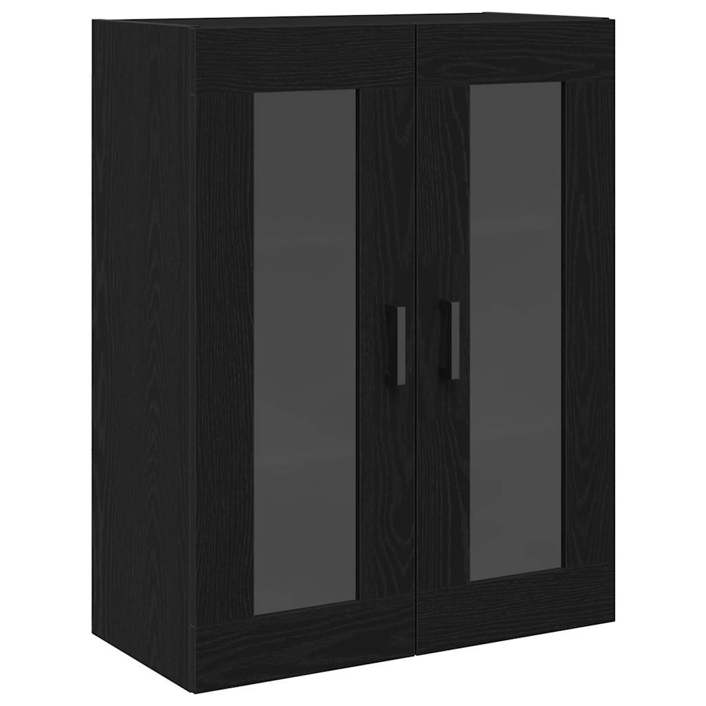 Ormar za Zid Crni hrast 69,5 x 34 x 90 cm Konstruirano drvo