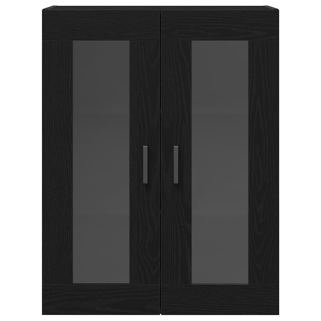 Ormar za Zid Crni hrast 69,5 x 34 x 90 cm Konstruirano drvo