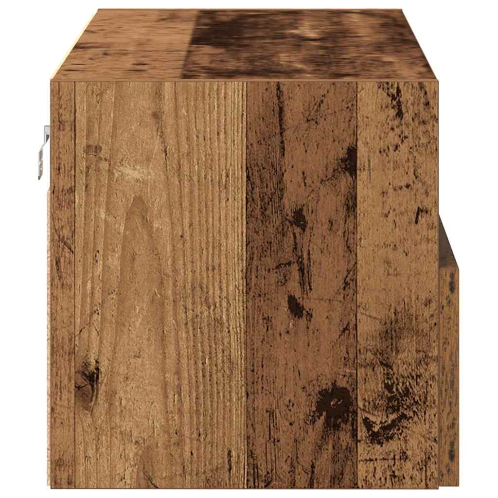 TV zidni ormar Staro drvo 100 x 30 x 30 cm Konstruirano drvo