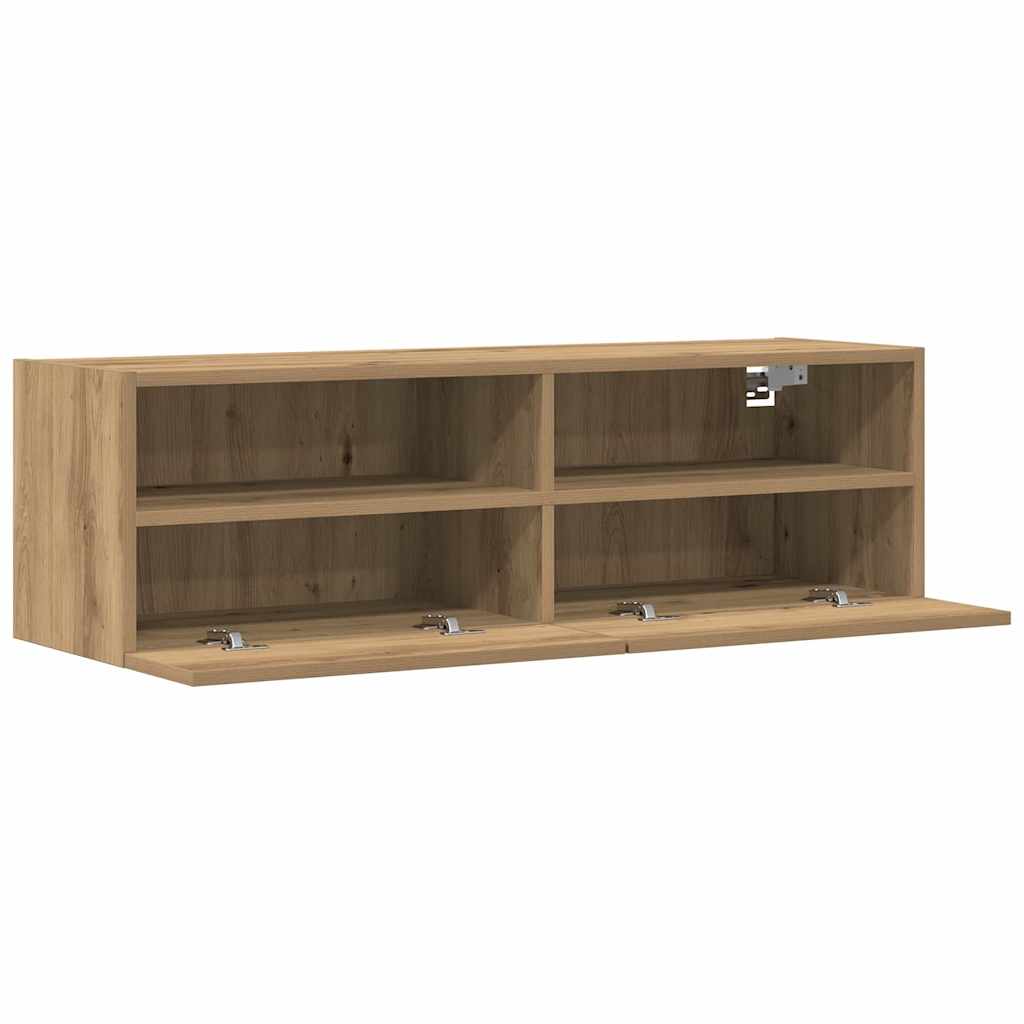 TV zidni ormar hrast artisan 100 x 30 x 30 cm Konstruirano drvo