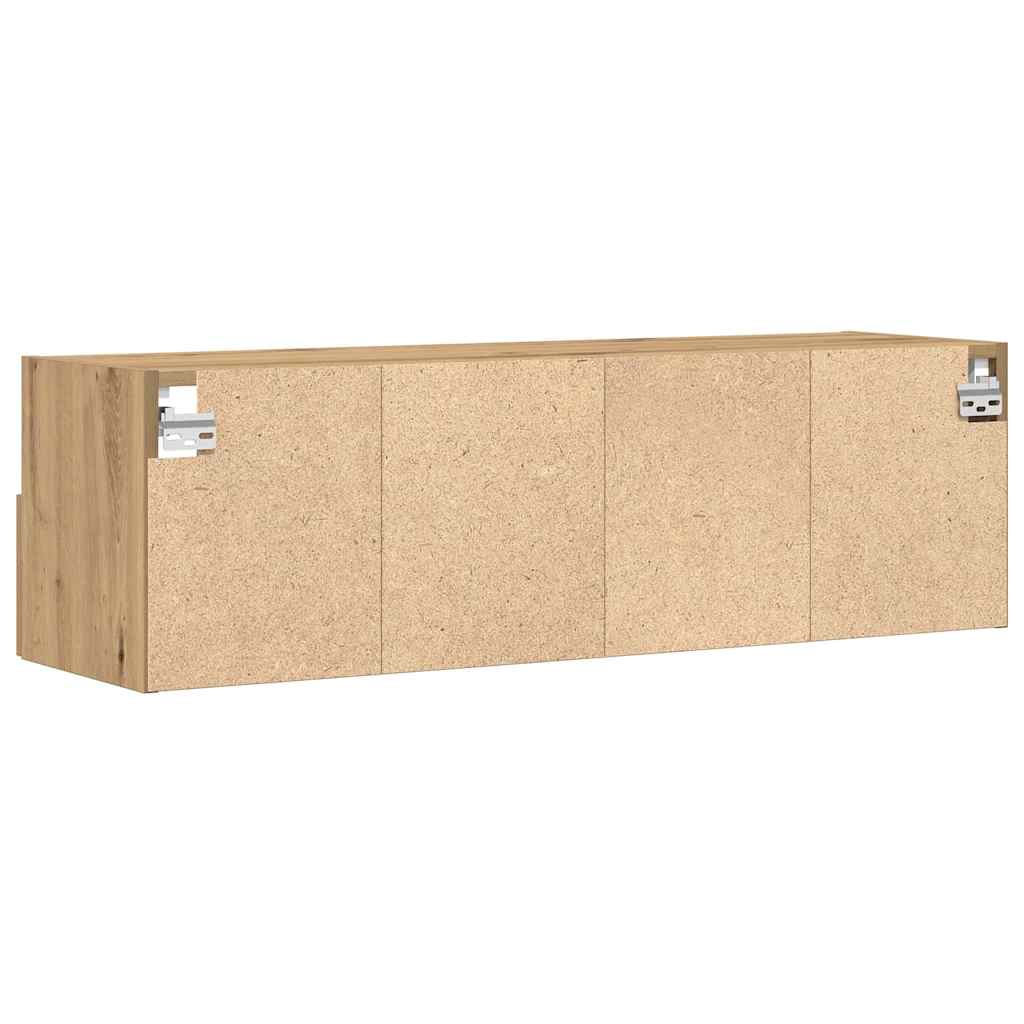 TV zidni ormar hrast artisan 100 x 30 x 30 cm Konstruirano drvo