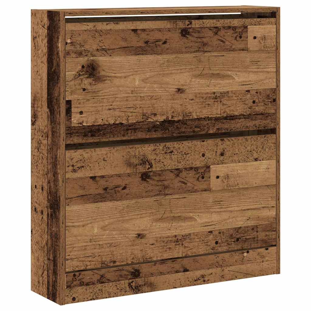 Ormar za cipele Staro drvo 80 x 21 x 87,5 cm Konstruirano drvo