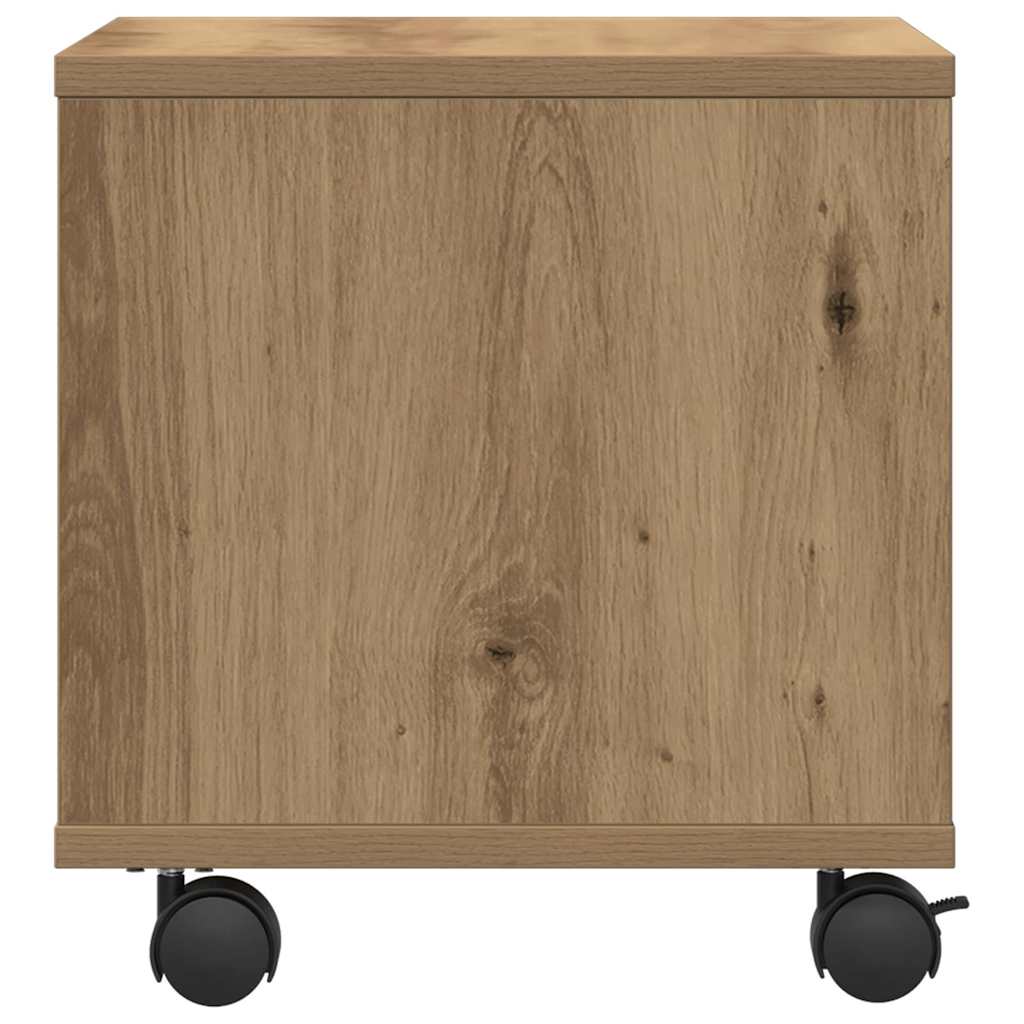 Držač za printer s pohranom Umjetnički hrast 41 x 32 x 34,5 cm