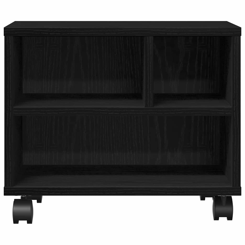 Držač za printer Crni hrast 41 x 32 x 34,5 cm Konstruirano drvo